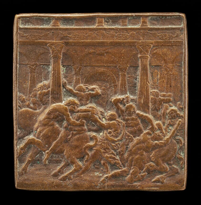 Battle of Centaurs and Lapiths — Caradosso Foppa