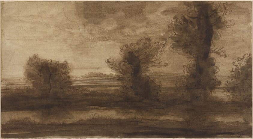 In the Marshes — Alphonse Legros