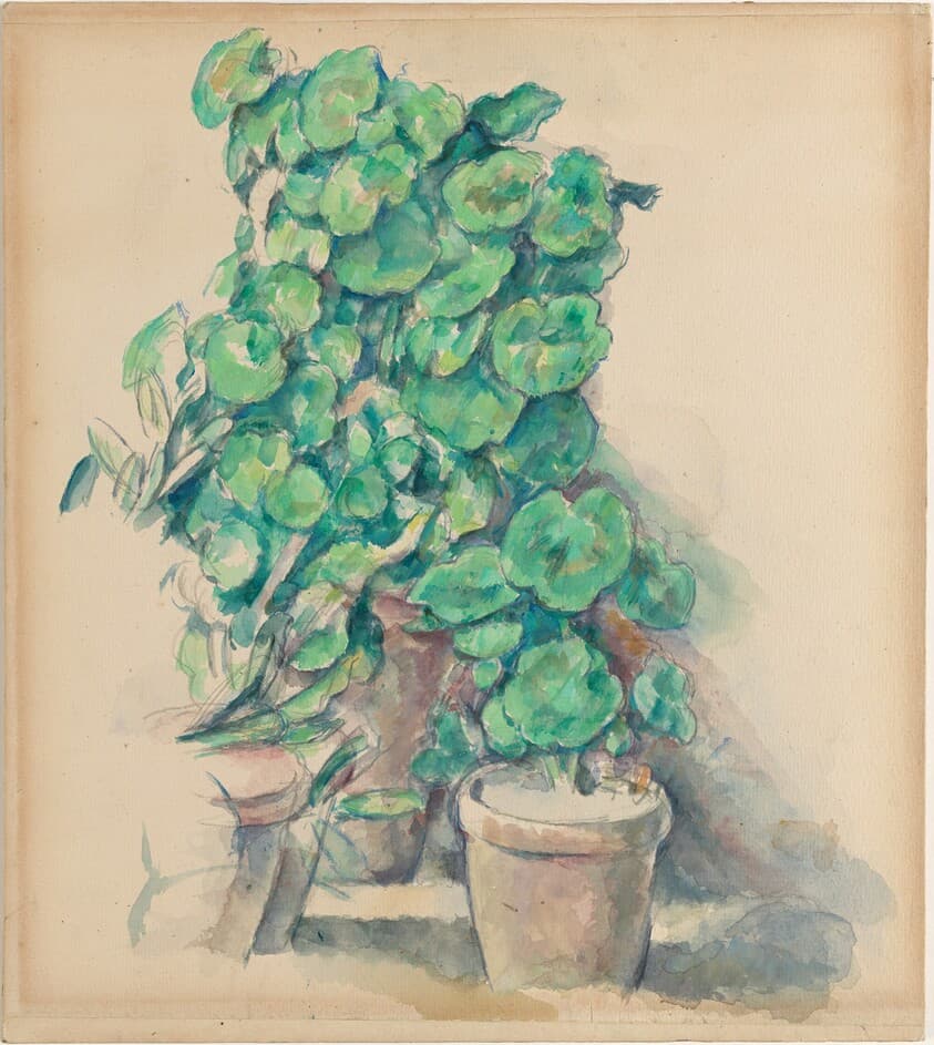Geraniums — Paul Cezanne