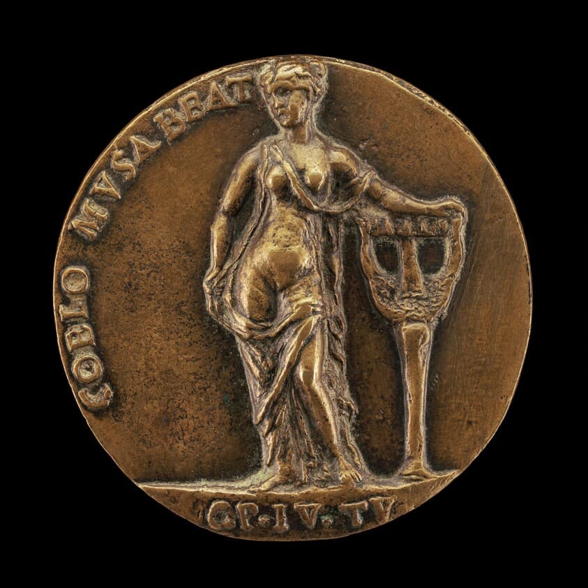 The Muse Calliope [reverse] — Giulio della Torre