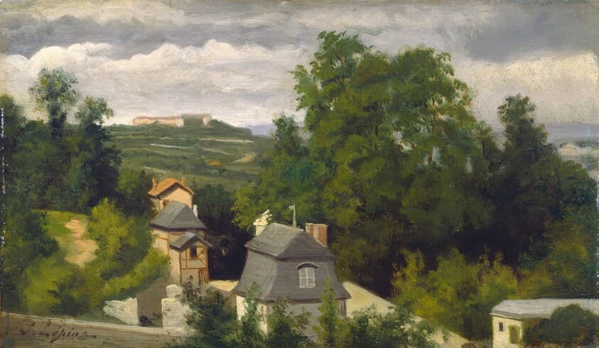 View on the Outskirts of Caen — Stanislas Lépine