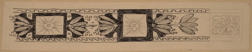 Study for a Border Design — Charles Sprague Pearce
