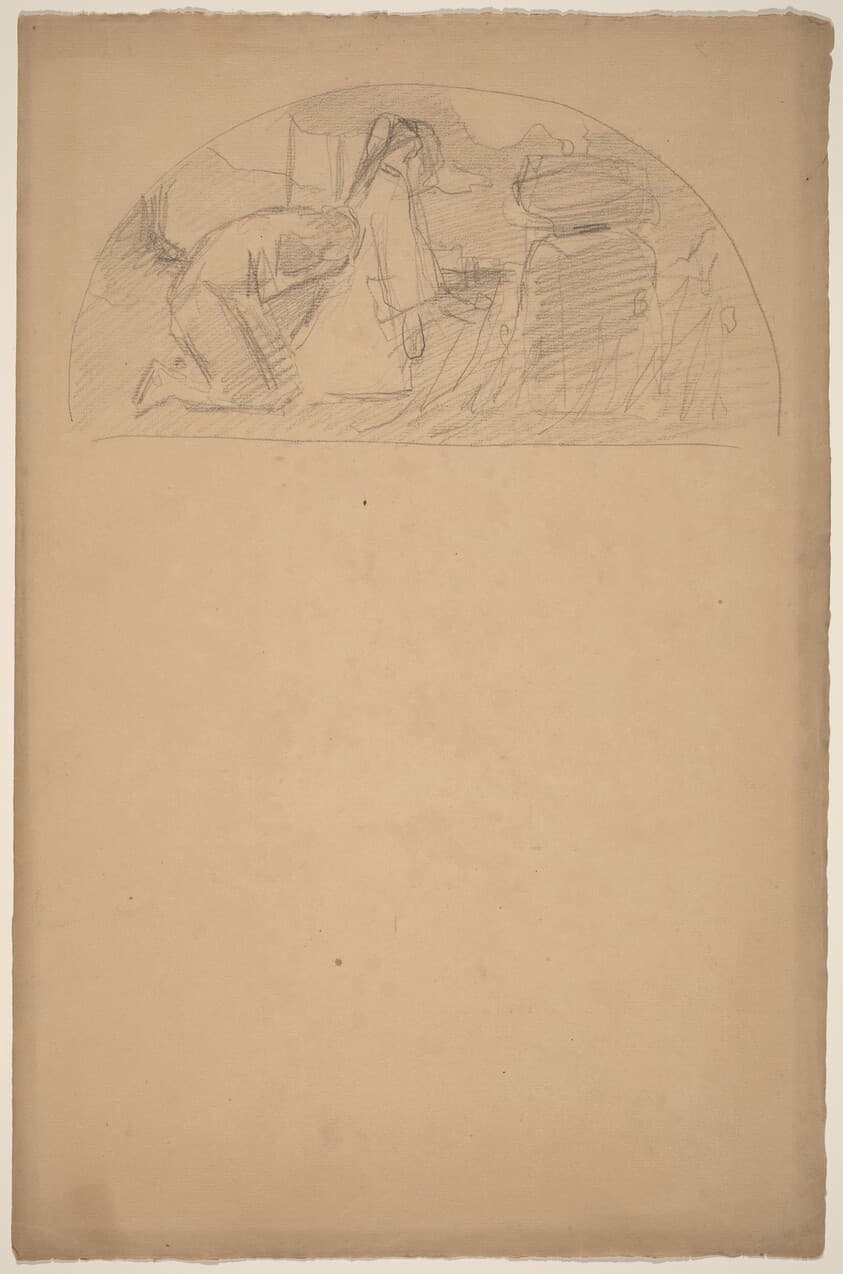 Study for a Lunette — Charles Sprague Pearce