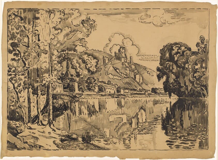 Les Andelys on a Summer Morning — Paul Signac