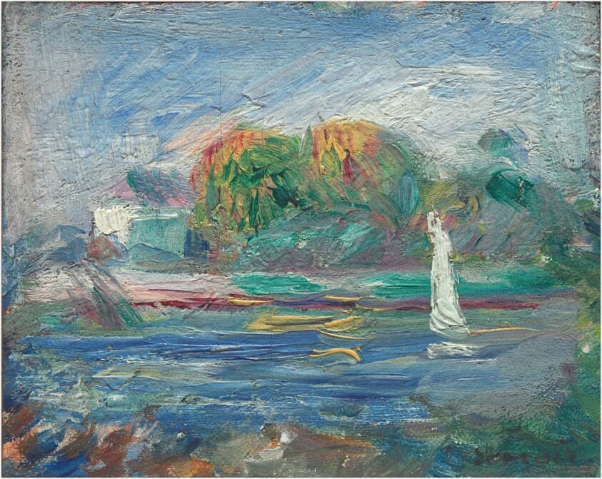 The Blue River — Auguste Renoir