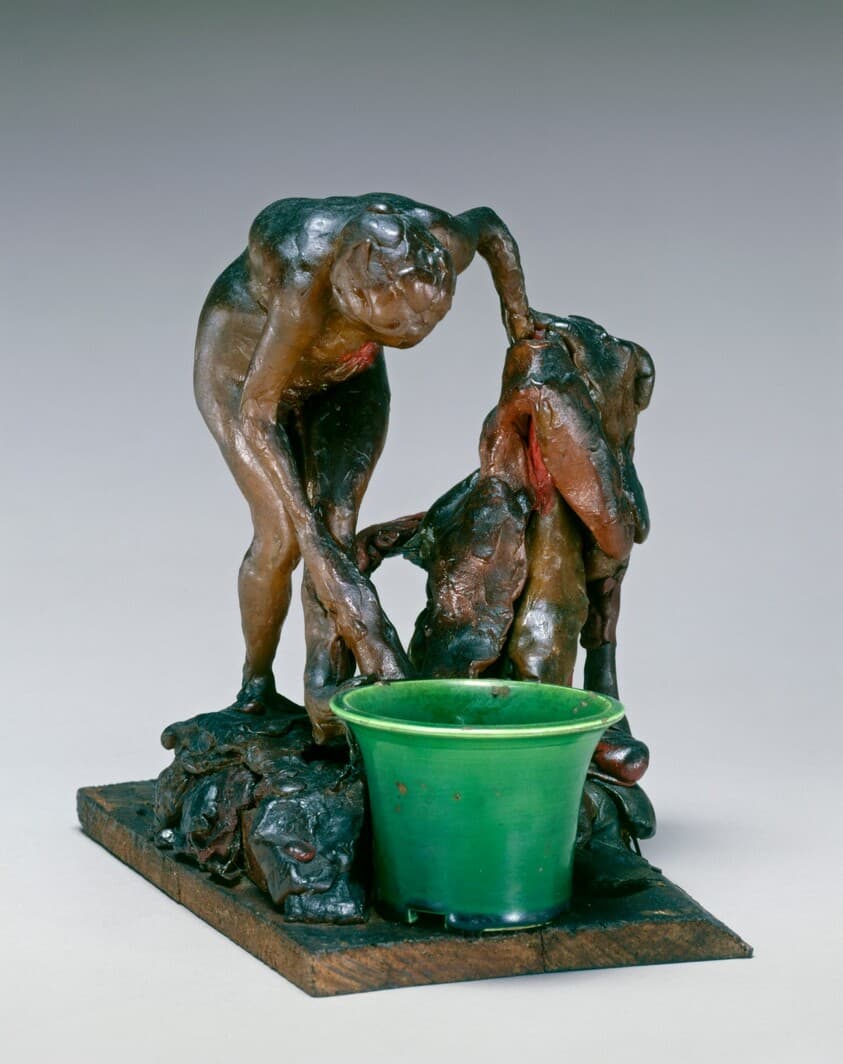 Woman Washing Her Left Leg — Edgar Degas