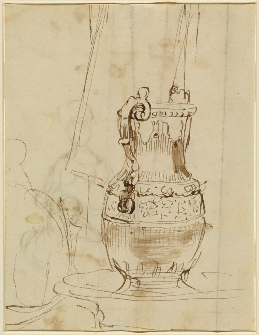 An Ornate Ewer [recto] — Sir David Wilkie