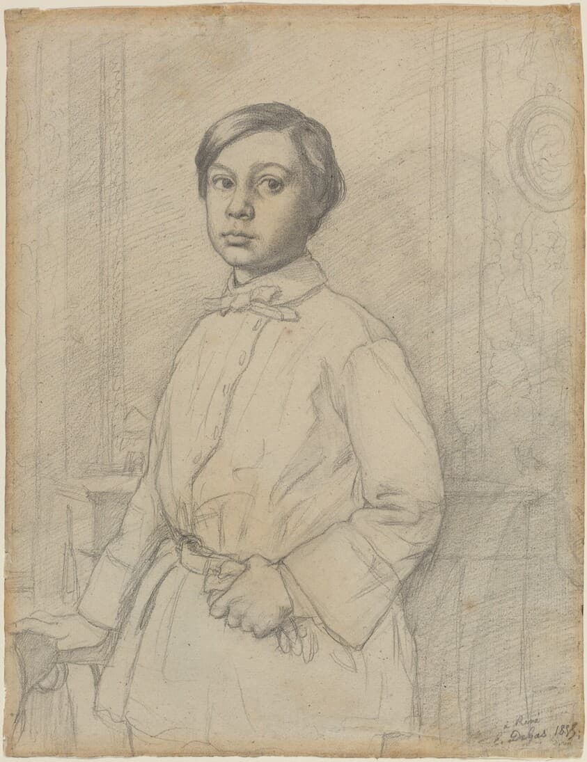 René de Gas [recto] — Edgar Degas