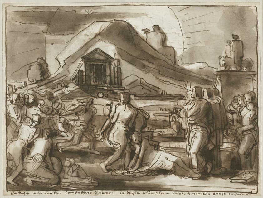 An Allegory of Truth and Falsehood (verso) — Fortunato Duranti