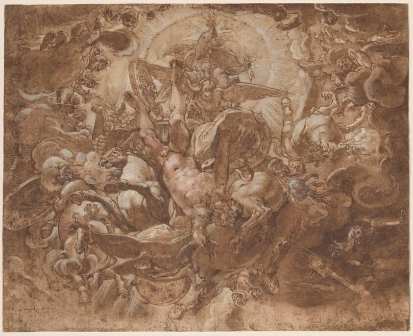The Fall of Phaeton — Joseph Heintz the Elder