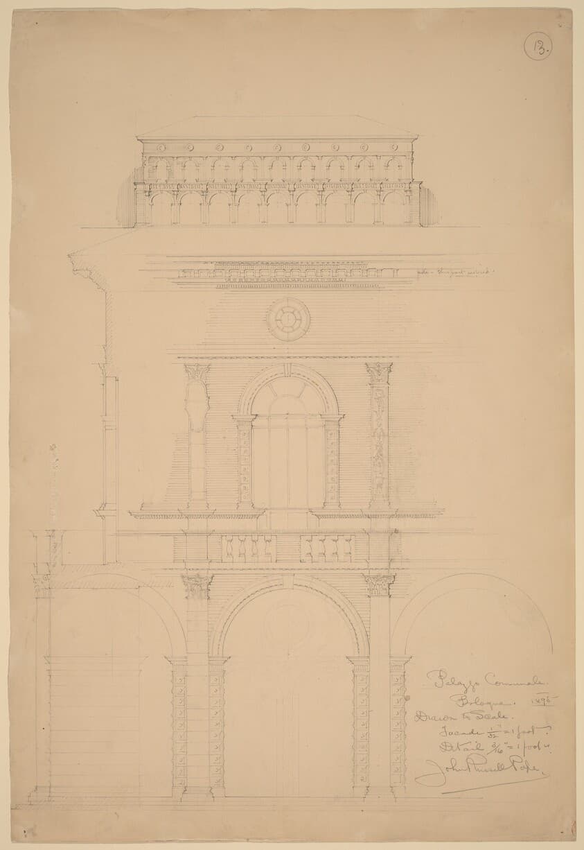 Palazzo Communale, Bologna — John Russell Pope