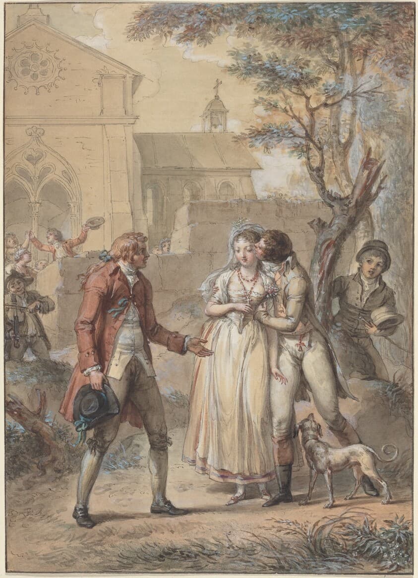 The Kiss Returned — Jacques Louis François Touzé