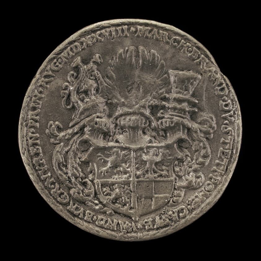 Blazon of Arms [reverse] — Matthes Gebel