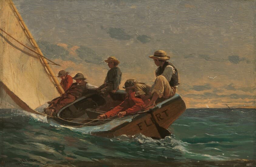 The Flirt — Winslow Homer
