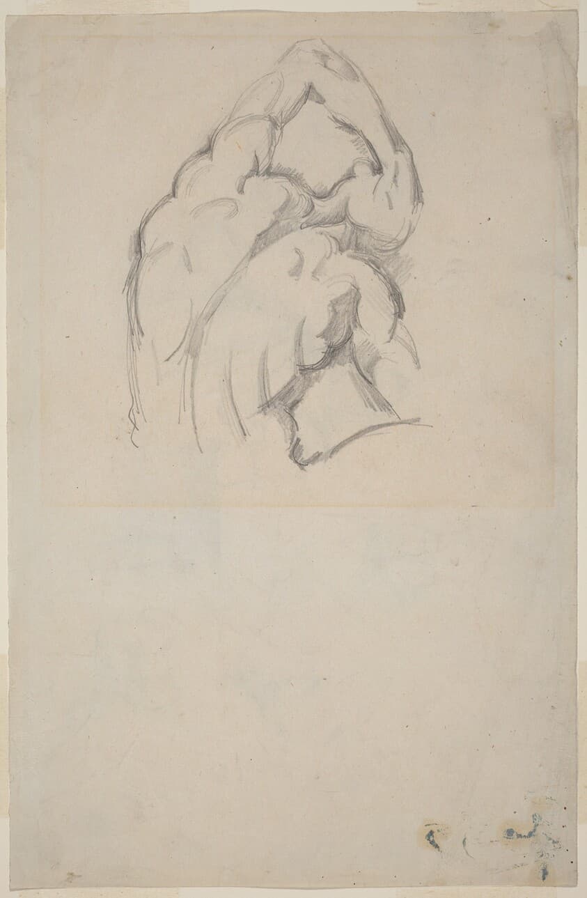 Study of the "Ecorché" [recto] — Paul Cezanne