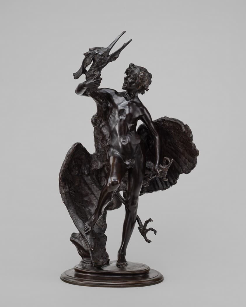 Young Faun with Heron — Frederick William MacMonnies