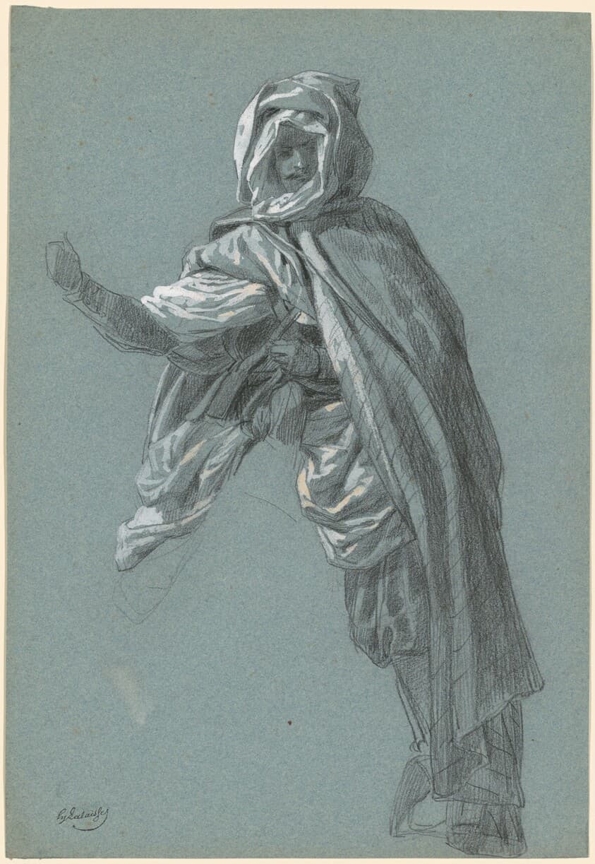 An Arab Rider on Camelback — Hippolyte Lalaisse