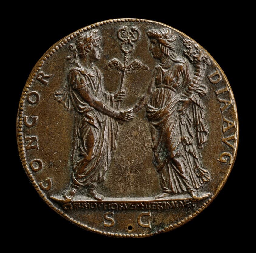 Constantine and the Church [reverse] — Cristoforo di Geremia