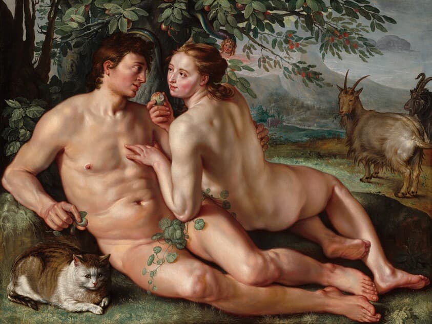 The Fall of Man — Hendrick Goltzius