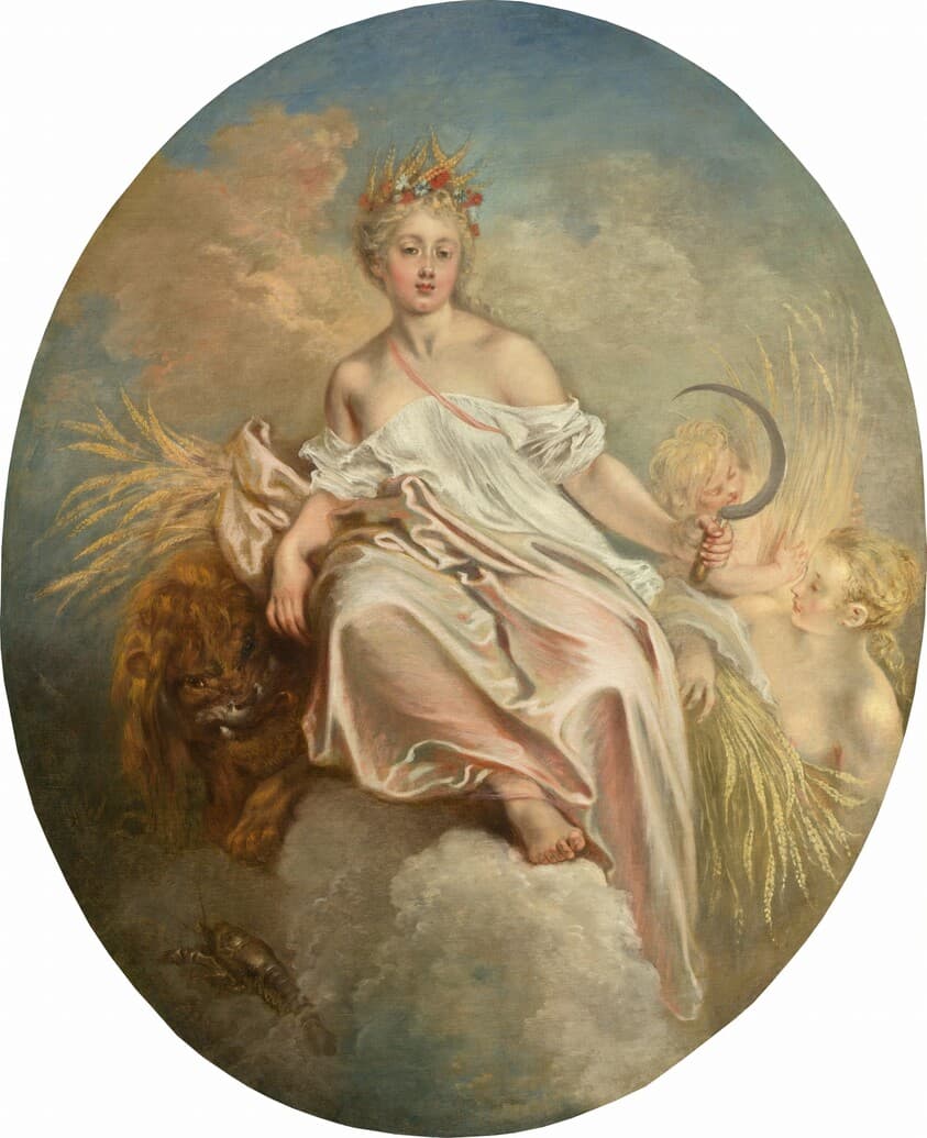 Ceres (Summer) — Antoine Watteau