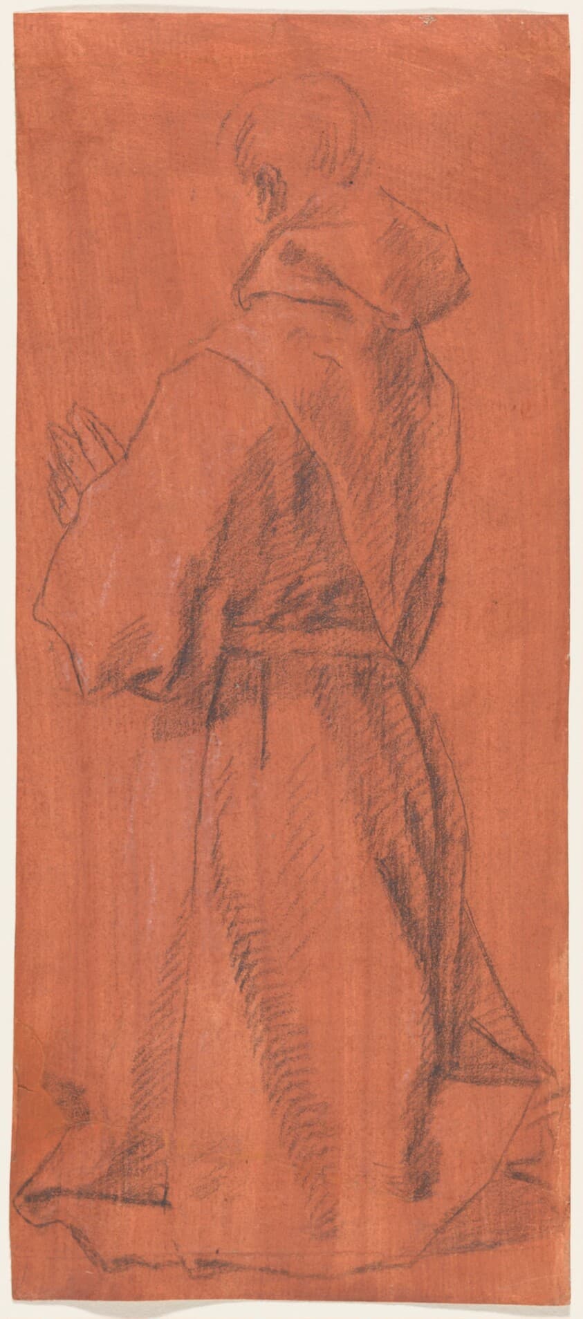 A Kneeling Friar in Prayer — Lazzaro Tavarone