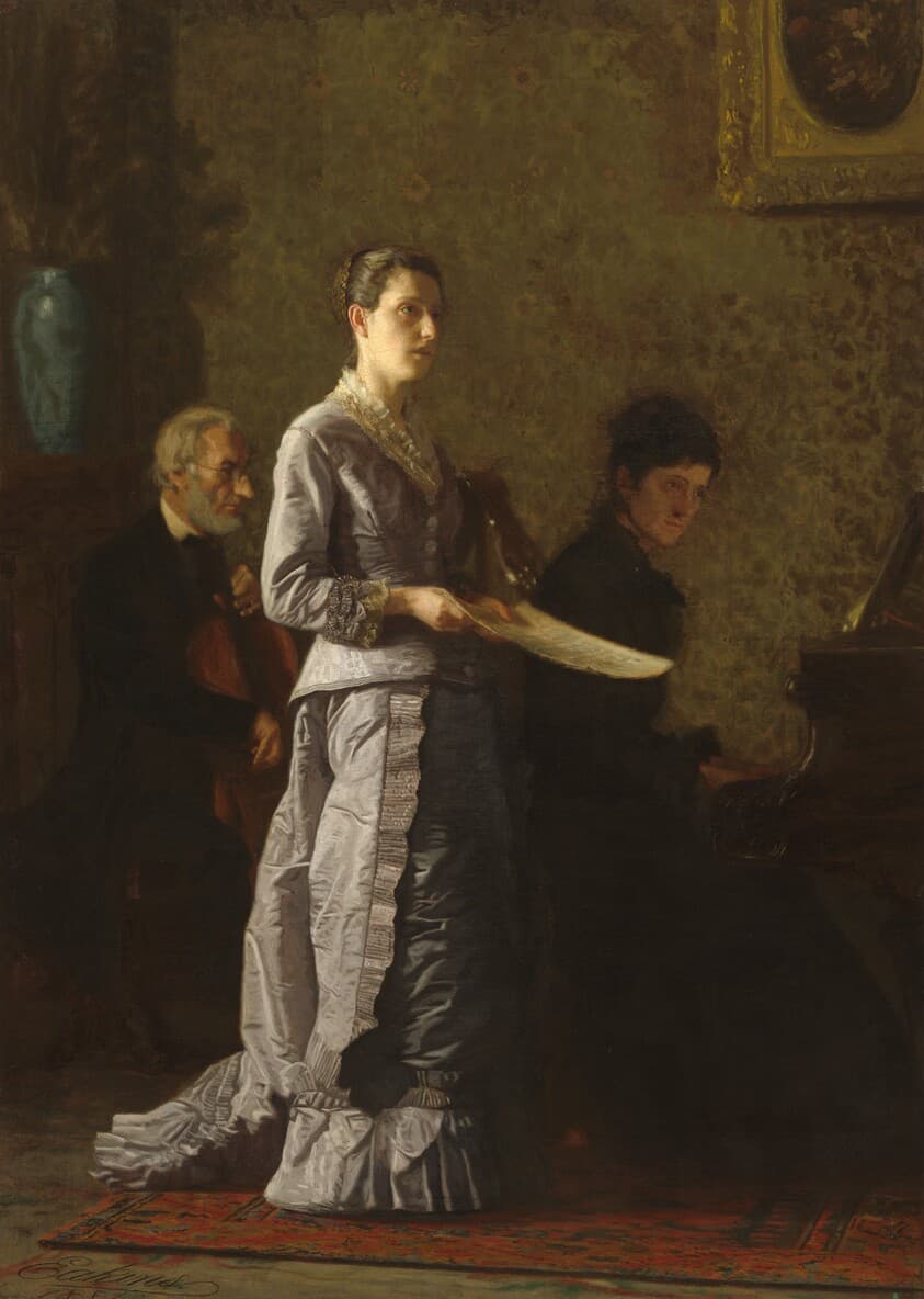 Singing a Pathetic Song — Thomas Eakins