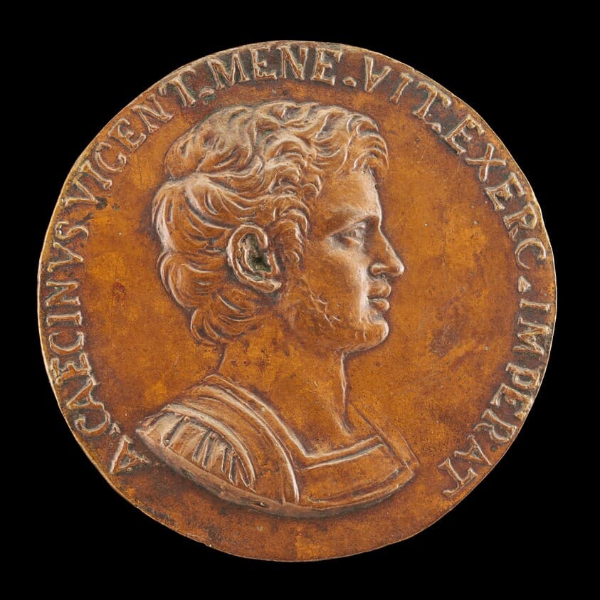 Aulus Caecina Alienus, General of Vitelius A.D. 68 [obverse] — Camillo Mariani