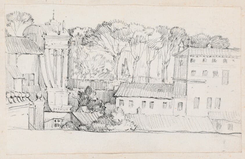 Roman Rooftops — Joseph-Marie Vien