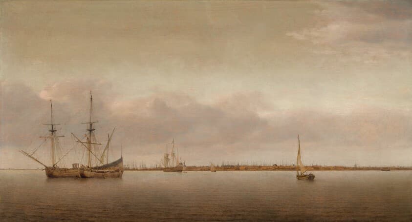 View of Hoorn — Abraham de Verwer
