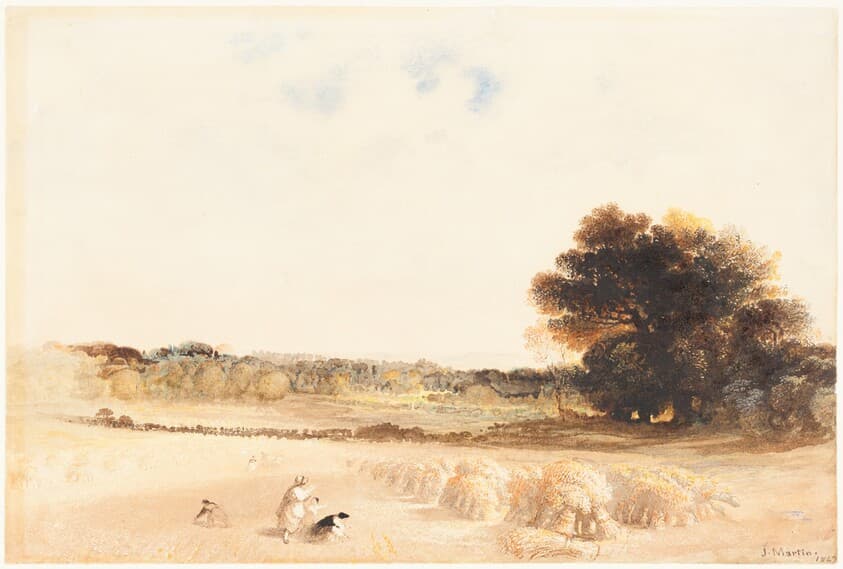 Gleaners in the Wheat Field — John Martin