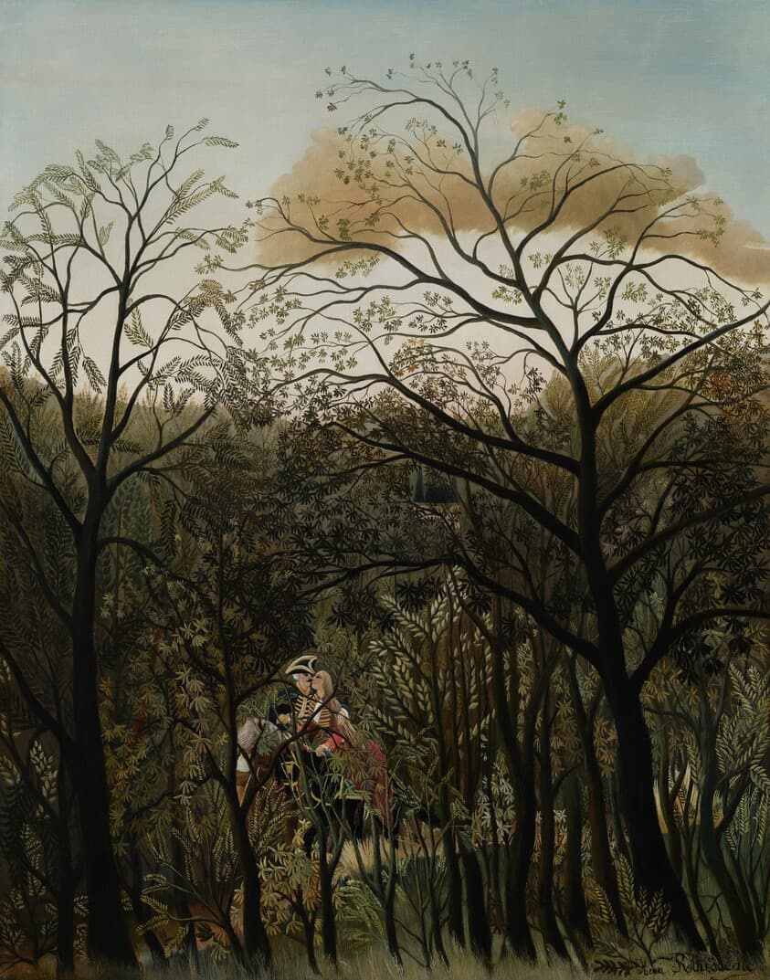 Rendezvous in the Forest — Henri Rousseau