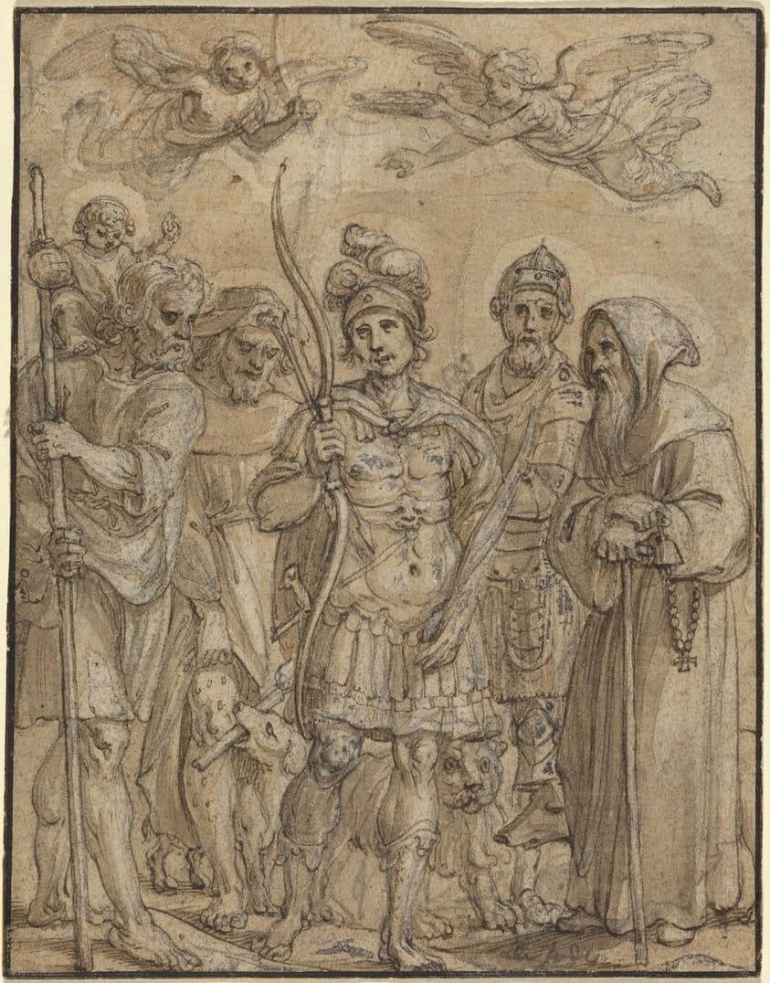 Five Saints — Pieter de Jode I
