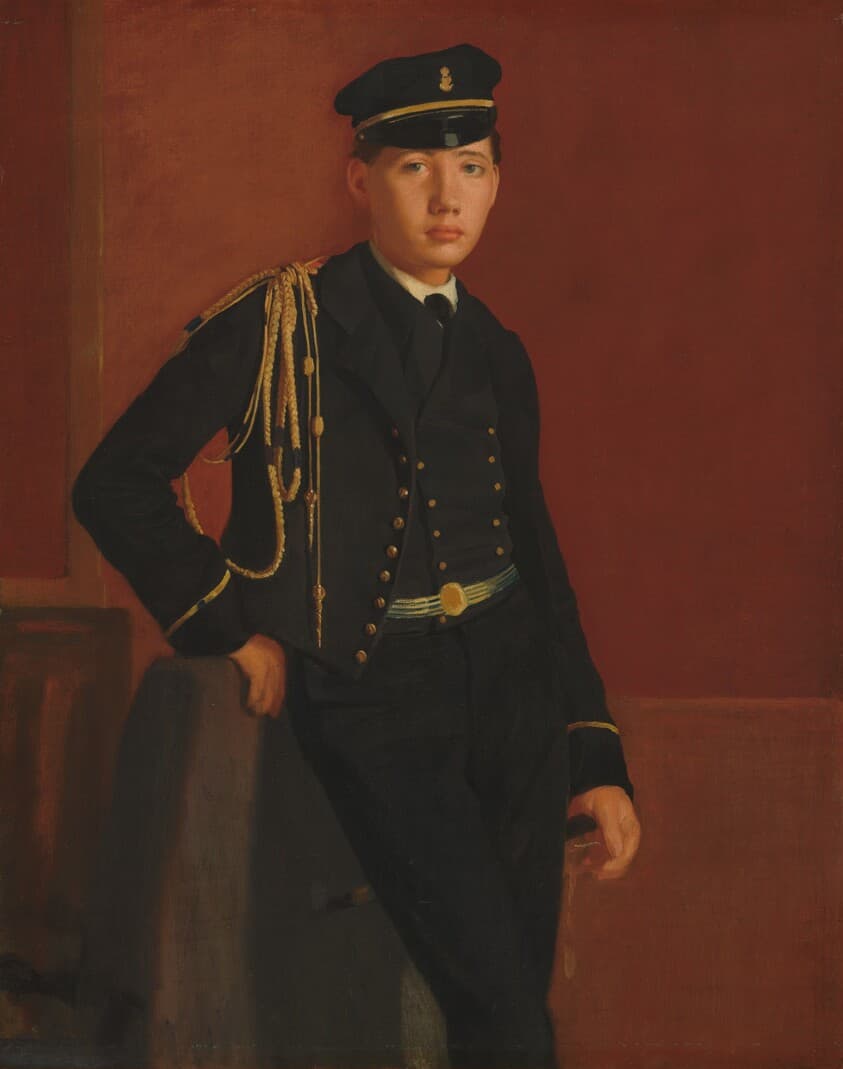Achille De Gas in the Uniform of a Cadet — Edgar Degas