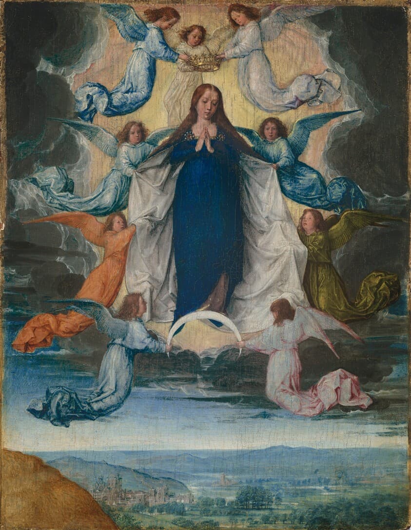 The Assumption of the Virgin — Michel Sittow