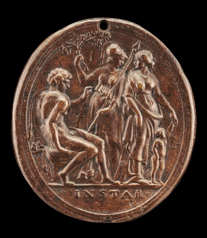 Hercules between Minerva and Venus — Valerio Belli