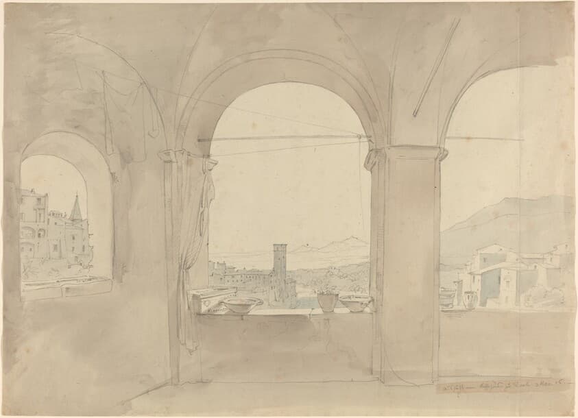 Panorama of Tivoli from a Loggia — Leo von Klenze