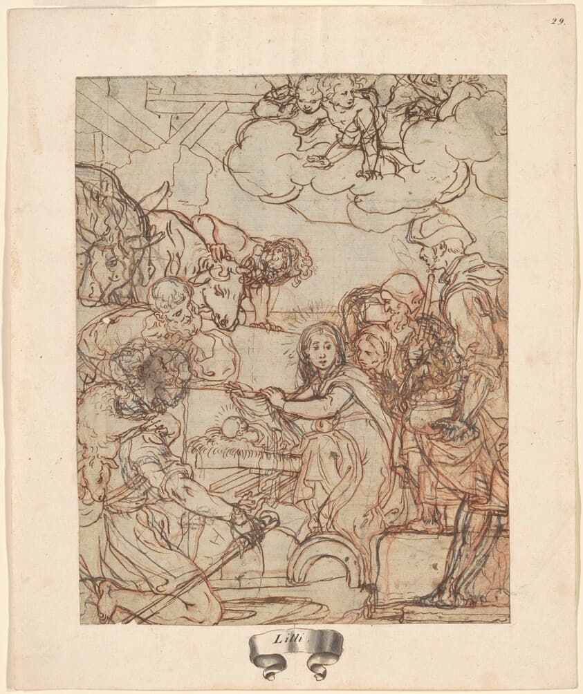 The Adoration of the Shepherds — Andrea Lilio