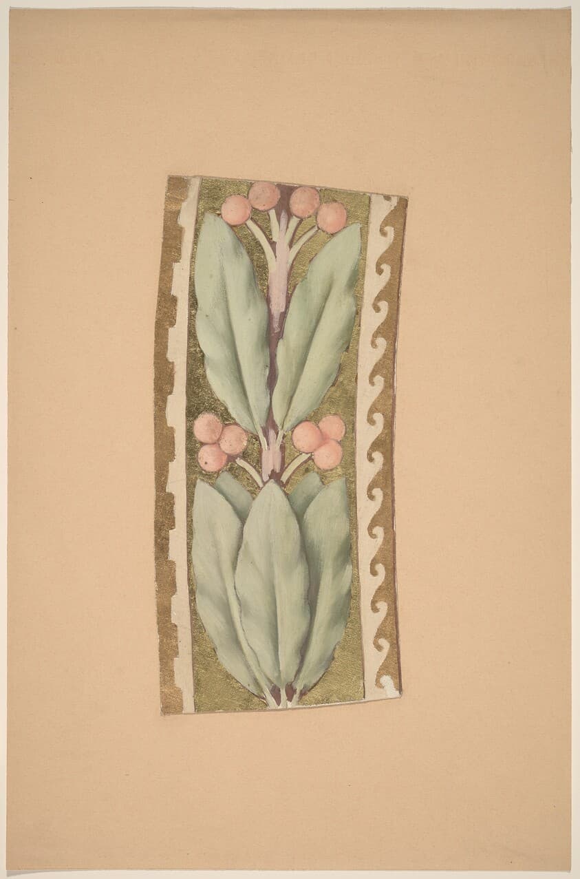 Study for a Border Design — Charles Sprague Pearce