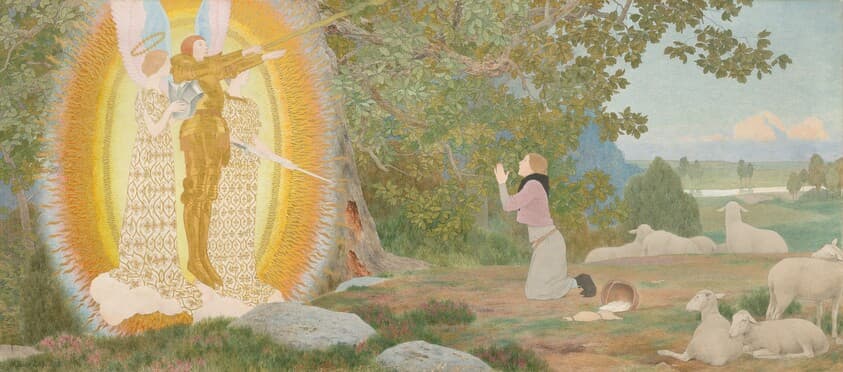The Vision and Inspiration (Joan of Arc series: I) — Louis Maurice Boutet de Monvel
