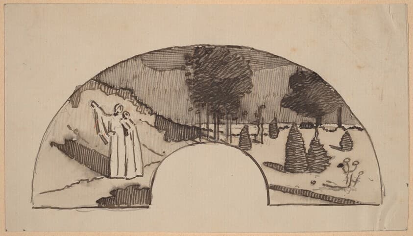 Study for an Archway — Charles Sprague Pearce