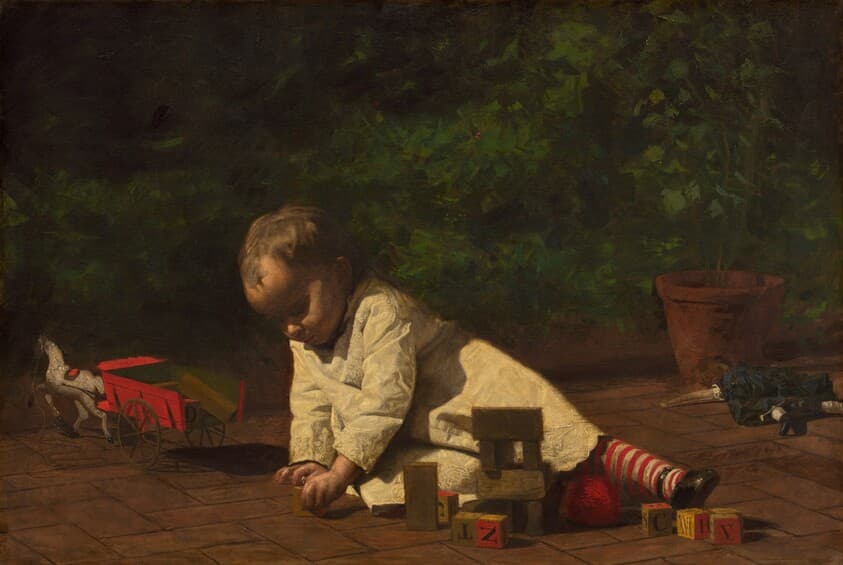 Baby at Play — Thomas Eakins