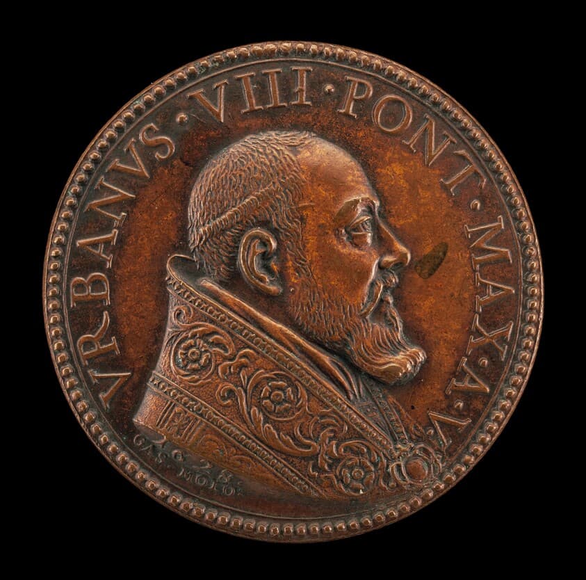 Urban VIII (Maffeo Barberini, 1568-1644), Pope 1623 [obverse] — Gaspare Mola