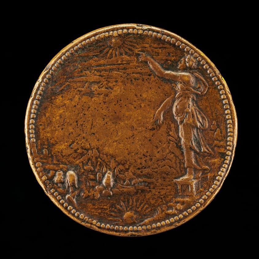 Figure beside a River [reverse] — Pier Paolo Galeotti