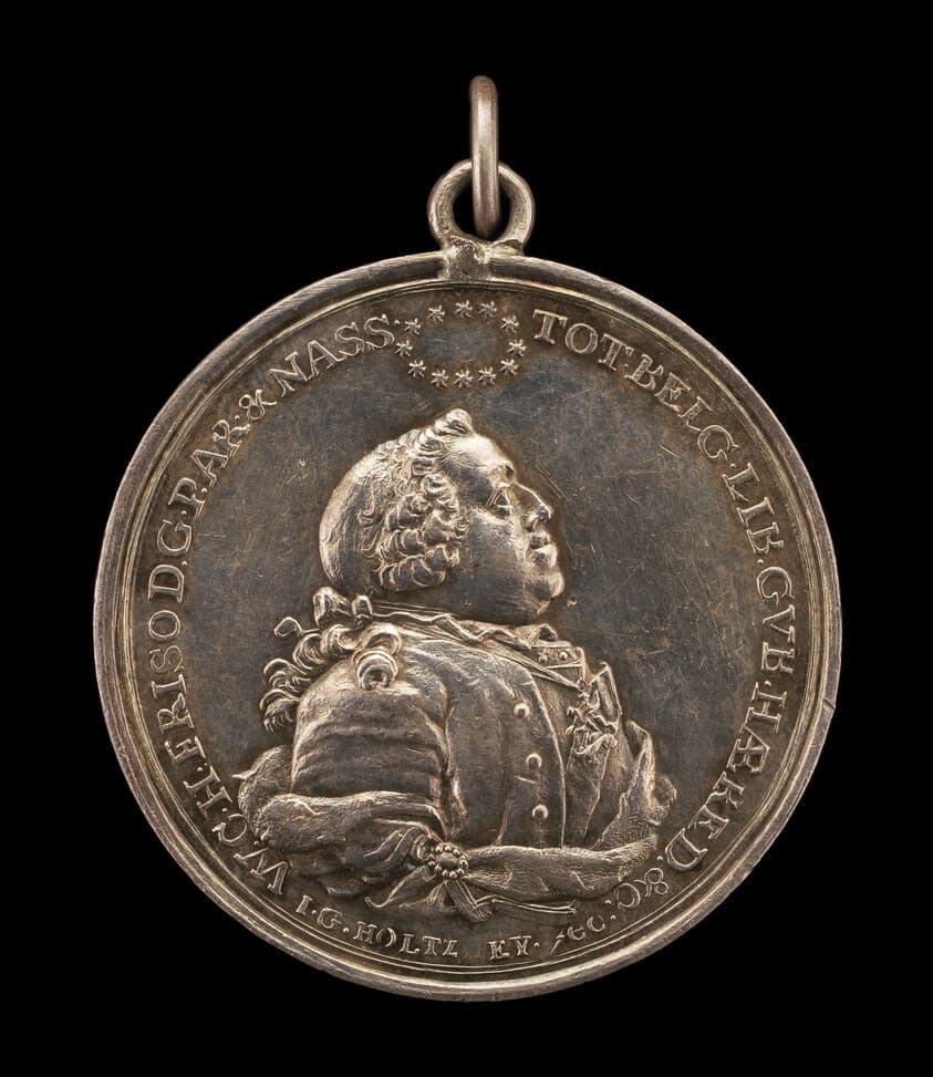 William IV Charles Henry Friso, 1711-1751, Stadtholder of United Netherlands [obverse] — Johann Georg Holtzhey