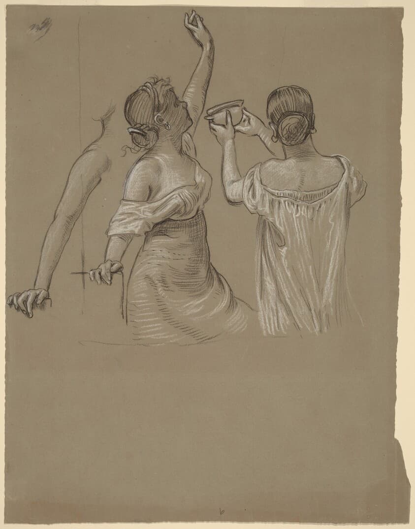 Dionysian Revelers — Elihu Vedder