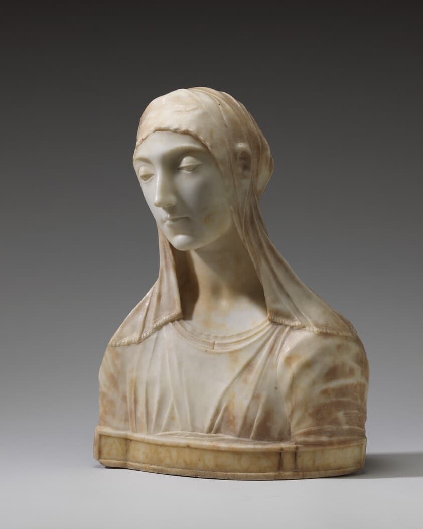 The Virgin Mary or Saint Catherine of Siena — Mino da Fiesole