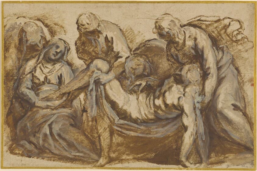Christ Carried to the Tomb — Jacopo Palma il Giovane