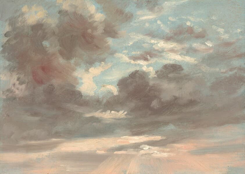 Cloud Study: Stormy Sunset — John Constable