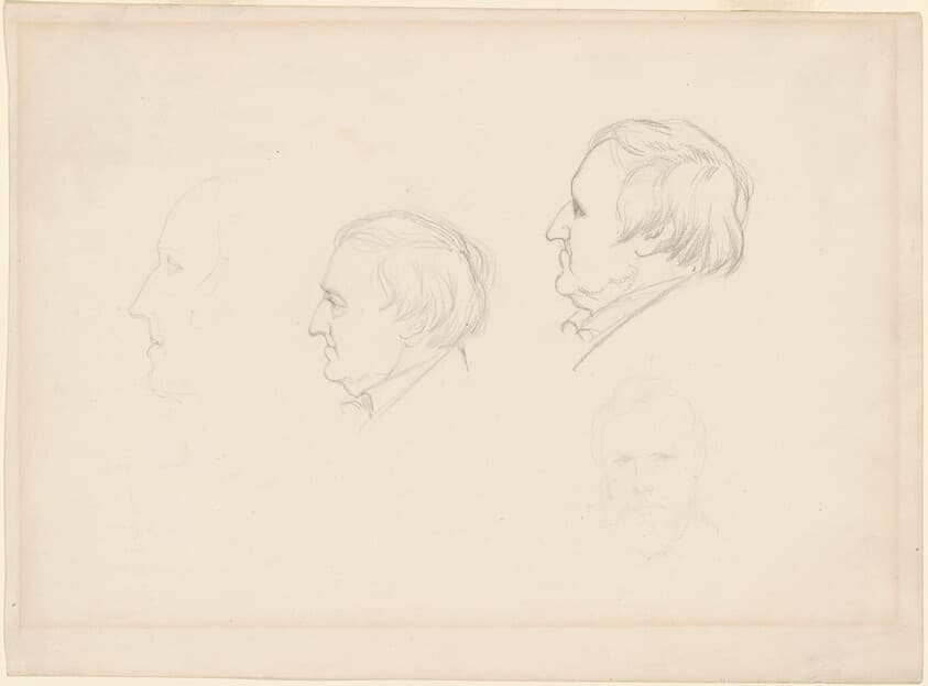 Studies of Men — Emanuel Gottlieb Leutze