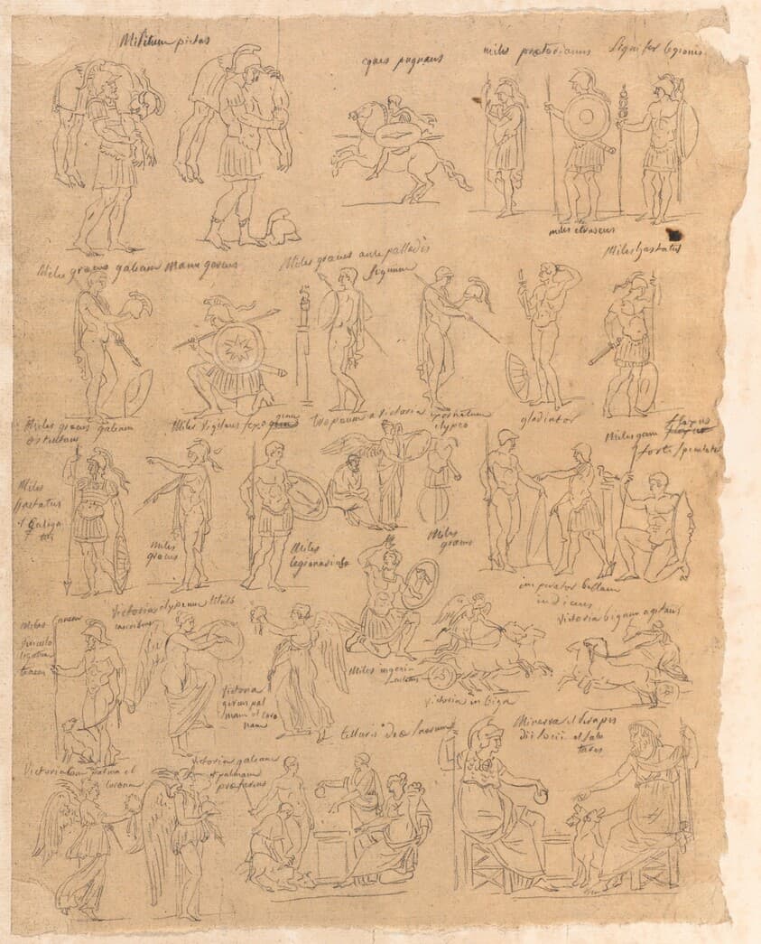 Warriors with Victims, and Other Classical Subjects — Jacques-Louis David